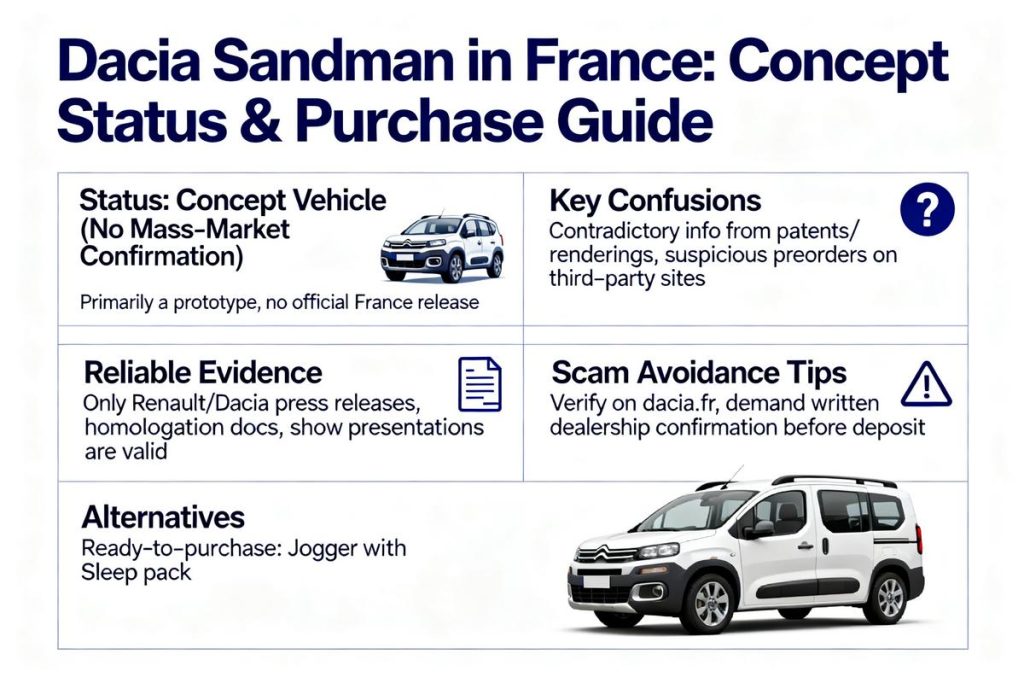 Où acheter Dacia Sandman en France : guide complet 2026