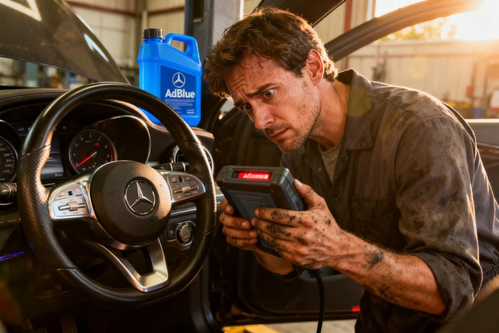 Voyant AdBlue reste allumé après remplissage : solutions à connaître