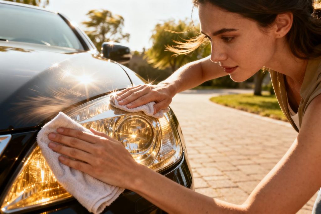 Astuce de grand-mère pour nettoyer les phares de voiture facilement
