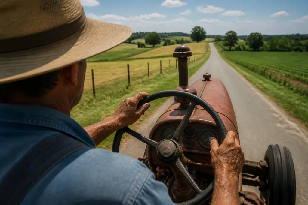 Peut-on doubler un tracteur sur une ligne blanche ? Guide complet